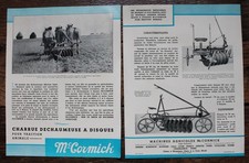Cormick charrue dechaumeuse d'occasion  Tours-