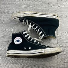 Zapatos de caña alta Converse All Star Chuck Taylor para hombre 9,5 negros segunda mano  Embacar hacia Argentina