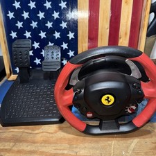 Volante e pedais Thrust Master Ferrari 458 Spider com braçadeiras para Xbox, usado comprar usado  Enviando para Brazil