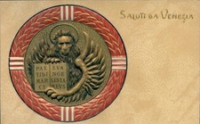 Präge wappen venezia gebraucht kaufen  Berlin