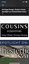 Cousins furniture credit for sale  MANCHESTER