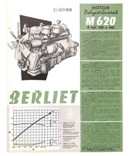 Berliet prospectus moteur d'occasion  Ouzouer-sur-Loire