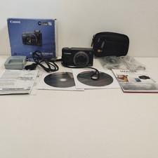 🟢Canon PowerShot SX240 HS 12.1MP Aparat cyfrowy Czarny 20x Zoom +8GB📸Działa w 100% na sprzedaż  PL