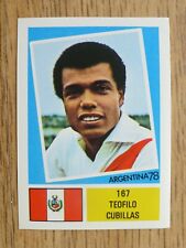Usado, Adesivo Teofilo Cubillas | FKS Argentina 78 #167 Peru comprar usado  Enviando para Brazil