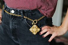 Ceinture chanel métal d'occasion  Paris XVIII