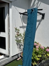 Teal eyelet curtains for sale  LONDON