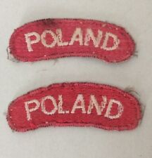 Pair ww2 poland for sale  NORTHAMPTON