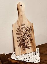 Tagliere legno decorato usato  Genova