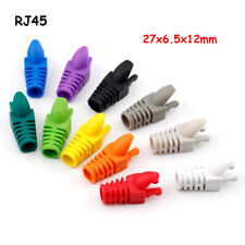 1 peça conector RJ45 bota Cat5e Cat6 rede Ethernet LAN patch cabo capa botas comprar usado  Enviando para Brazil