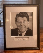Ronald reagan autographed for sale  New Kent