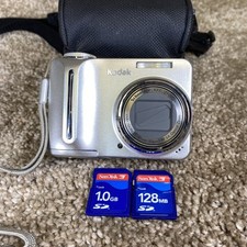 Câmera Digital Kodak EasyShare C875 8.0 MP 5x Zoom Prata, Cartões SDC e Estojo TESTADO comprar usado  Enviando para Brazil