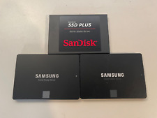 2 Samsung 850 EVO MZ7LN250HMJP MZ-75E250 250GB SSD 2.5" & Sandisk 120GB SSD 2.5" comprar usado  Enviando para Brazil