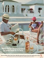 Usado, JOHNNIE WALKER RED LABEL SCOTCH WHISKY Pubblicità originale 1983 comprar usado  Enviando para Brazil