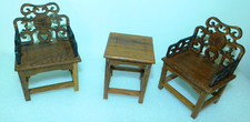 Conjunto de cadeira e mesa de madeira escala 1/6 diorama comprar usado  Enviando para Brazil