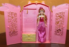 2010 Mattel Disney Princesa Rosa Guarda-Roupa Estojo de Transporte + Hasbro Princesa comprar usado  Enviando para Brazil