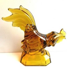Sculpture verre ambre d'occasion  Bonneuil-Matours