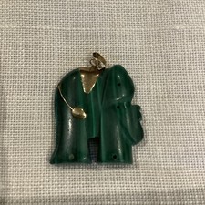 Stunning malachite elephant for sale  HUDDERSFIELD