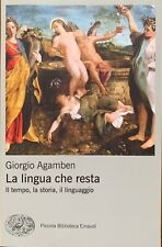 Agamben lingua che usato  Lugo