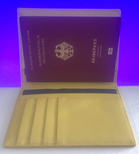 Reisepass schutzhülle leder gebraucht kaufen  Augsburg