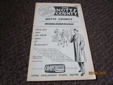 Notts county middlesbrough for sale  UK
