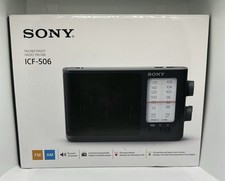 Rádio Sony FM/AM modelo ICF-506 preto comprar usado  Enviando para Brazil