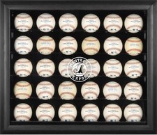 Usado, Vitrine Montreal Expos logotipo moldura preta 30 bolas comprar usado  Enviando para Brazil