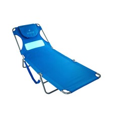 Espreguiçadeira confortável feminina avestruz, cadeira de bronzeamento piscina acampamento praia, azul (caixa aberta) comprar usado  Enviando para Brazil