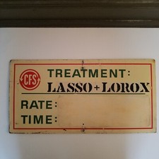 Sign pesticide lasso for sale  Hebron