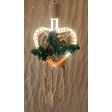 Macramé led heart for sale  Spokane