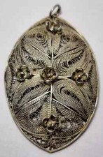 D0226 filigraner silber gebraucht kaufen  Schöneck/Vogtl.
