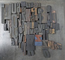 Letterpress wood type for sale  LONDON