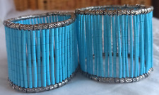 Coppia bracciali turchese usato  Voghera