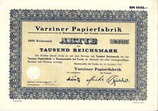 Varziner papierfabrik 1933 gebraucht kaufen  Leverkusen