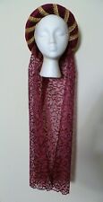 Red medieval headdress for sale  PLYMOUTH