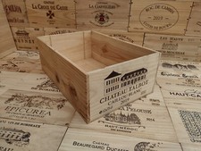 Wooden wine box for sale  CHIPPENHAM