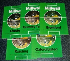 Millwall collection programmes for sale  UK