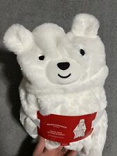 Manta con capucha para niños Wondershop Polar Bear 40x50 bolsillos para manos de piel sintética en las patas segunda mano  Embacar hacia Argentina