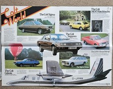 Colt car brochure for sale  STOURBRIDGE