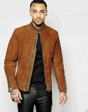 Men brown suede for sale  Staten Island