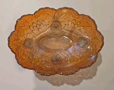 Tigela EAPG Fenton "Thistle" calêndula vidro carnaval banana barco, usado comprar usado Tigela EAPG Fenton "Thistle" calêndula vidro carnaval banana barco, usado comprar usado  Enviando para Brazil