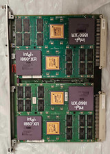 Raro Vintage Retro MCV6 RACE Quad I860-XR 40MHZ CPU VME 12x Chips Dourados 16M Mem. comprar usado  Enviando para Brazil