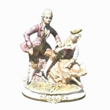 Capodimonte figurine edwardian for sale  MACHYNLLETH