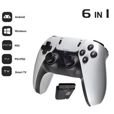 Controle de videogame sem fio 2.4G para Smart TV PC PS2 PS3 PS4 telefone Android comprar usado  Enviando para Brazil