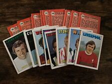 Footballers 1972 orange for sale  LICHFIELD