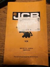 Jcb 1cx operators for sale  ILKESTON