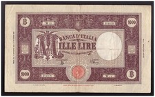 1944 luogotenenza 1000 usato  Sassari