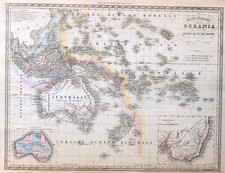 Oceania carta generale usato  Reggio Emilia