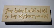 Husband called said for sale  MACHYNLLETH