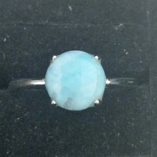 Natural larimar silver for sale  SHEFFIELD