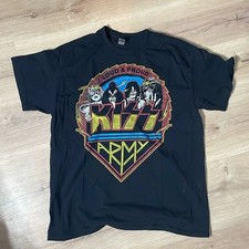 Camiseta preta KISS Army. Grande. Bom estado usado comprar usado  Enviando para Brazil